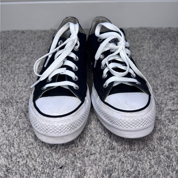 Converse Classic Black and White Low-Tops - Picture 2 of 8